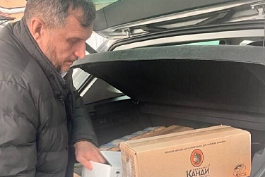 На фронт идут посылки для бойцов